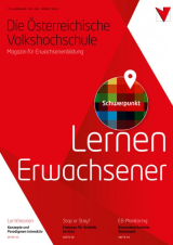 Cover ÖVH Magazin für Erwachsenenbildung 268 Herbst 19