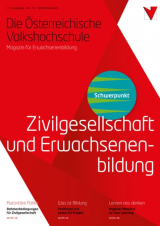 Cover ÖVH Magazin für Erwachsenenbildung 272 Winter 20