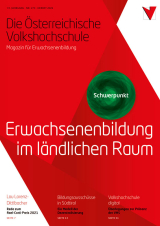 Cover ÖVH Magazin für Erwachsenenbildung 274 Herbst 21