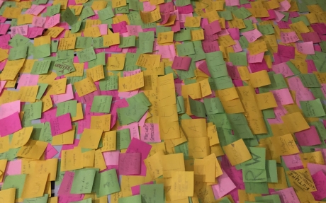 bunte post its