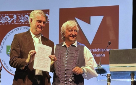 Bild: Attila Somogyi und John Evers. Foto: H.Horvath