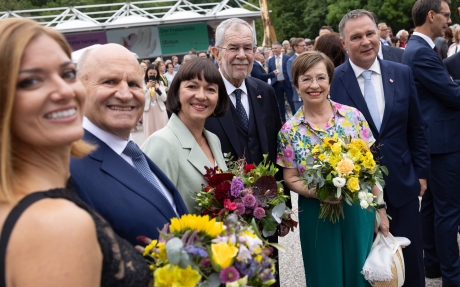 BP Van der Bellen und Vizekanzler Babler bei der Bregenzer Festspielen BP Van der Bellen und Vizekanzler Babler bei der Bregenzer Festspielen