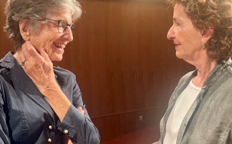 Ruth Beckermann und Cecily Corti bei der Preisverleihung 